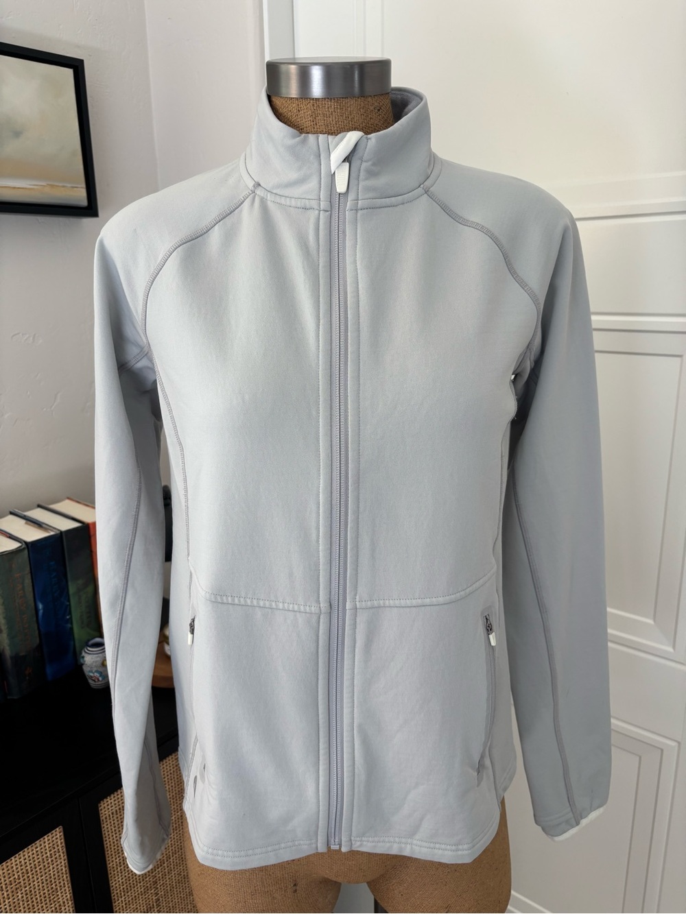 Smartwool Light Gray Full-Zip Women's Jacket